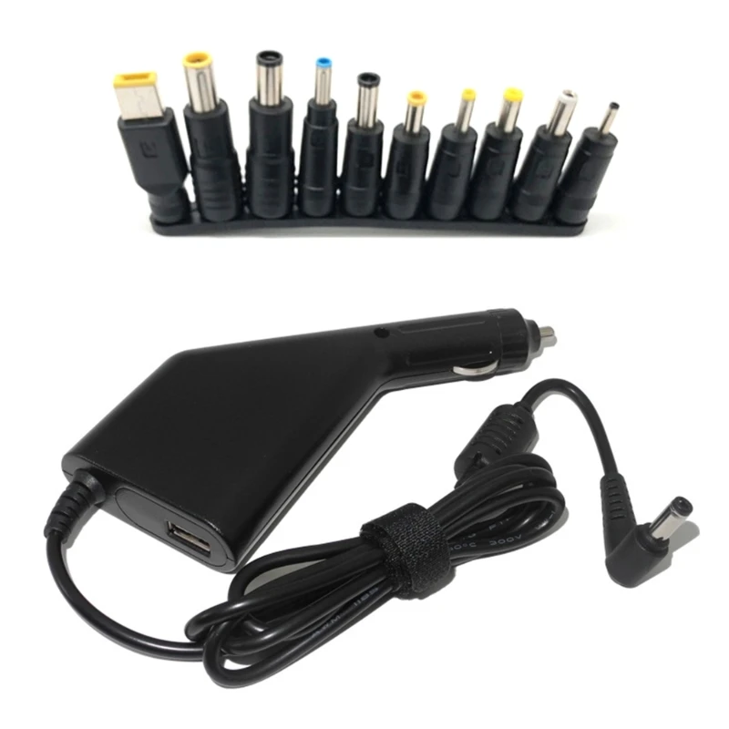 

Universal 19V 4.74A 45W 65W 90W Car DC Charger for Laptop Notebook Computer 5V 2.1A USB Port Phone Charge Adapter Travel Adapter