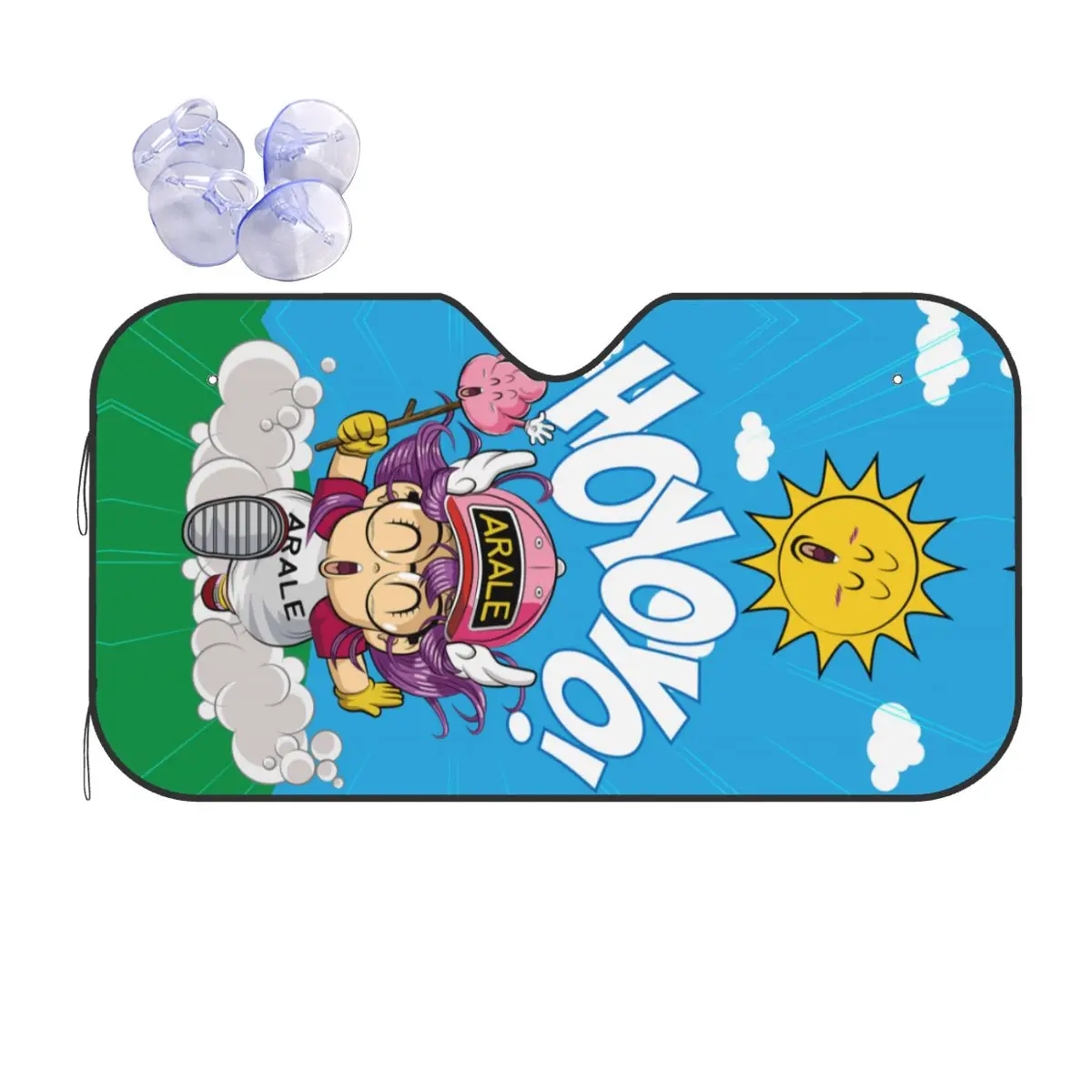 

Dr.Slump Arale Kawaii Fashion Windshield Sunshade 70x130cm Dr Slump Cute Cartoon Foils Car Sunshade Car-styling
