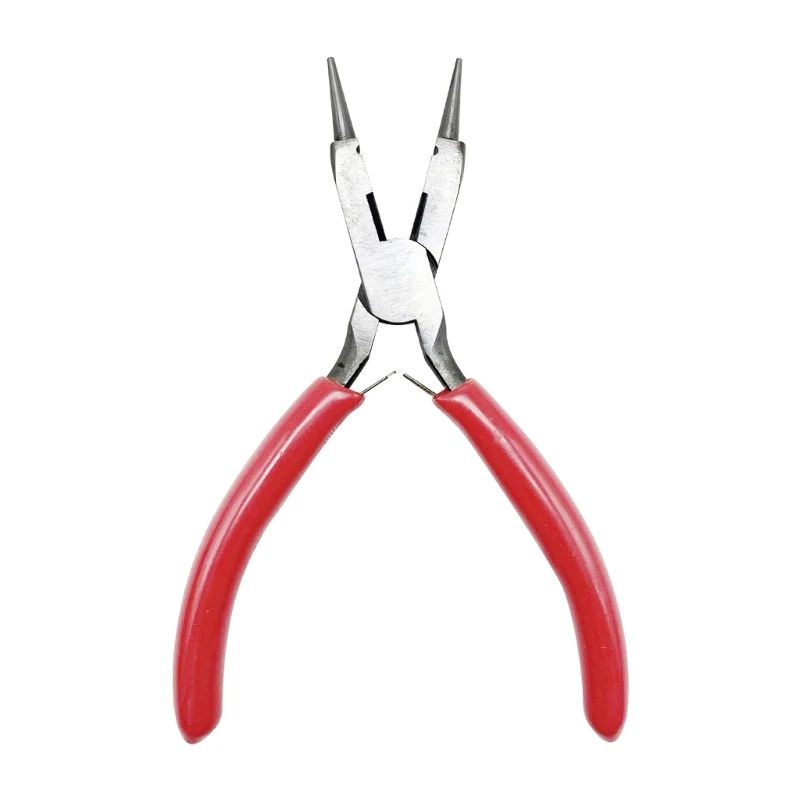 

Nosed Scissors Pliers, Jewelry Making Pliers Handmade Plier Grip, Wire Cutter Stripping Diy Red Handle Pliers