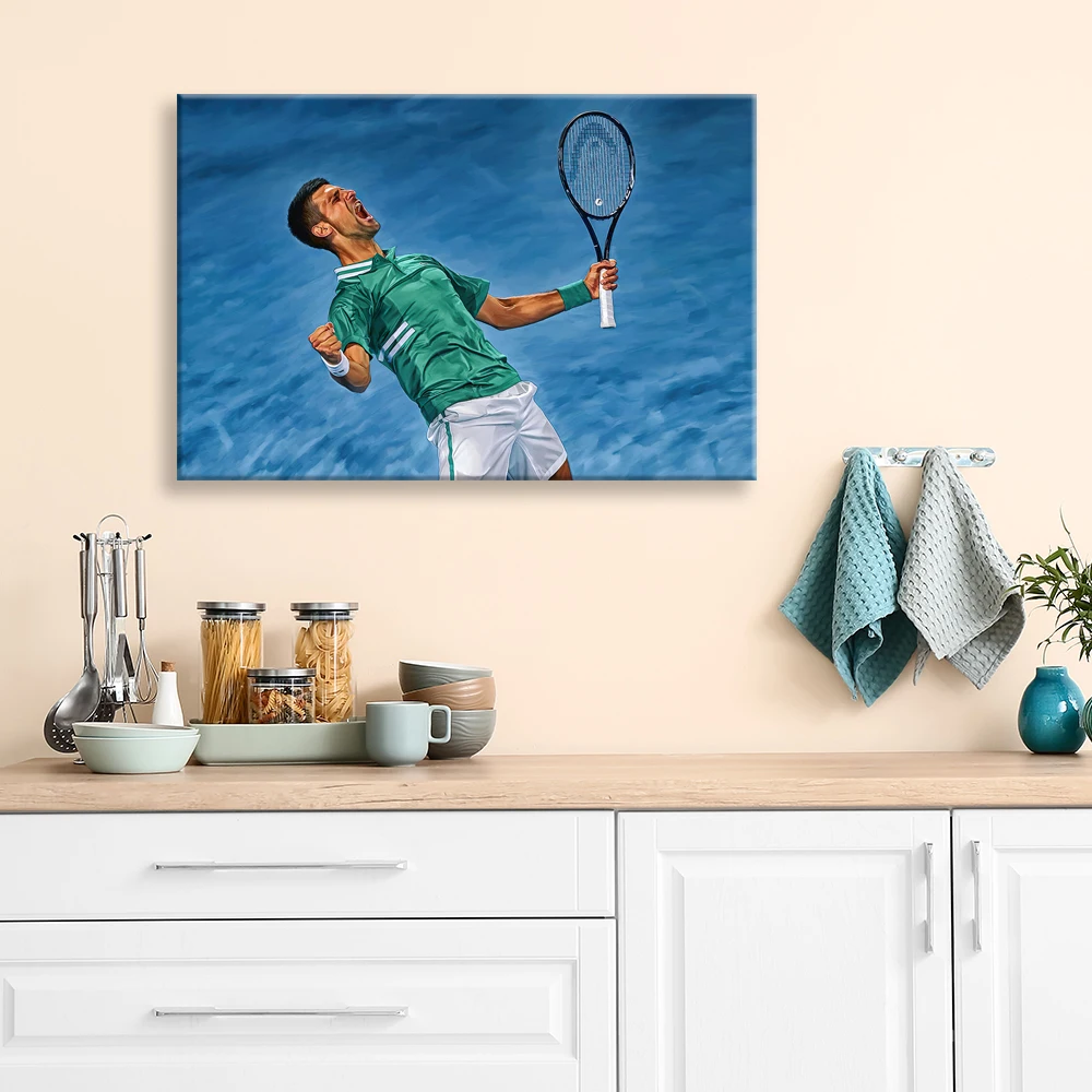 Постер для тенниса Superstar Djokovic спортивный постер холст настенный художественный