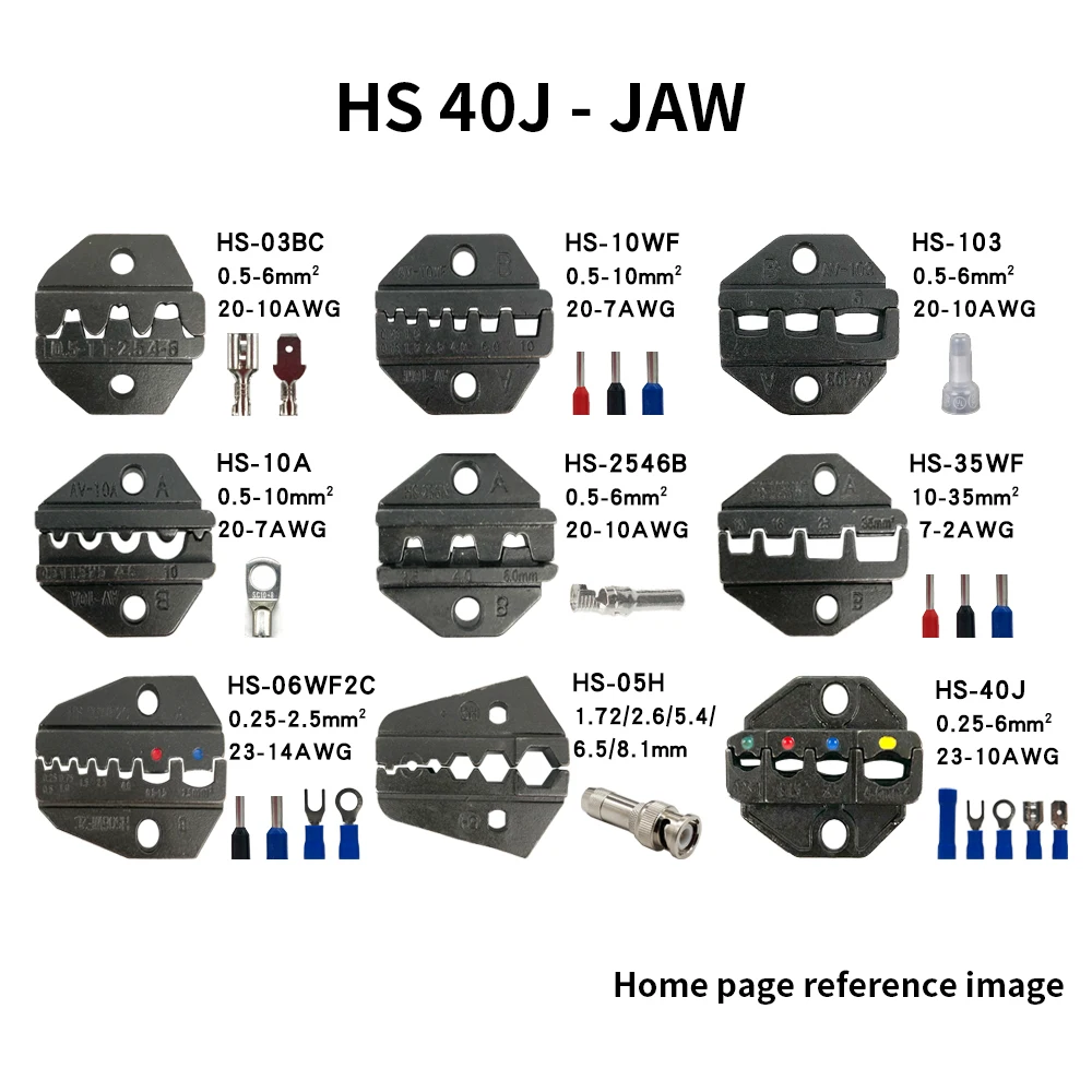 Обжимные Клещи зажимные HS-40J/03BC/10WF/10A/103/2546B/35WF/05H/06WF2C, для клеммы крышки