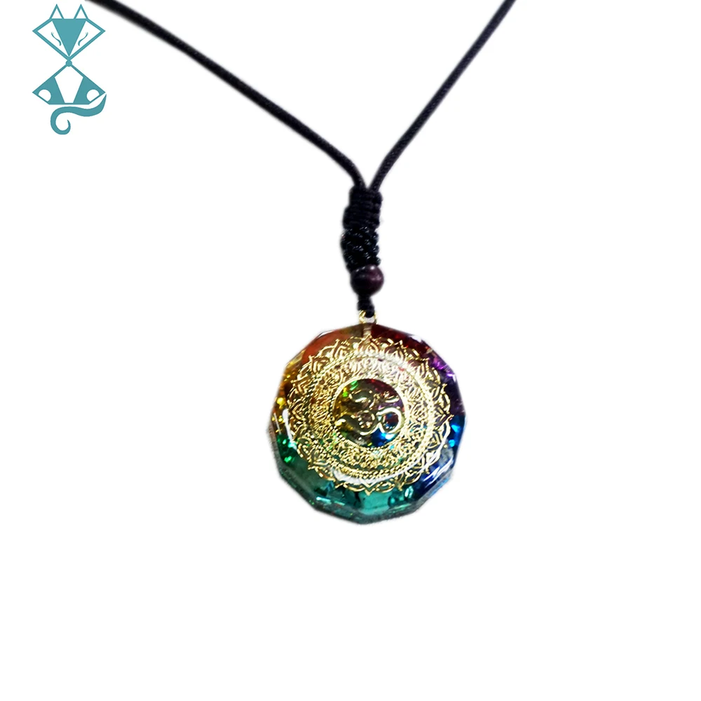 7 Чакр Йога Медитация искусственный амулет ювелирные изделия для женщин Подарки искусственное гадания кулон ожерелье