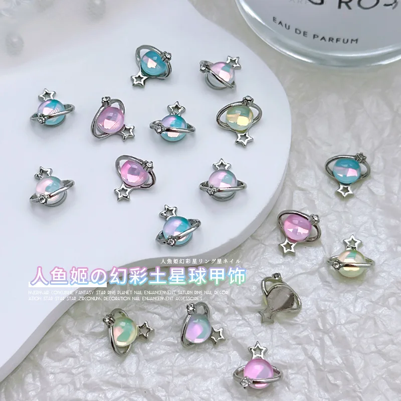 5 шт. декоративные патчи для ногтей русалка