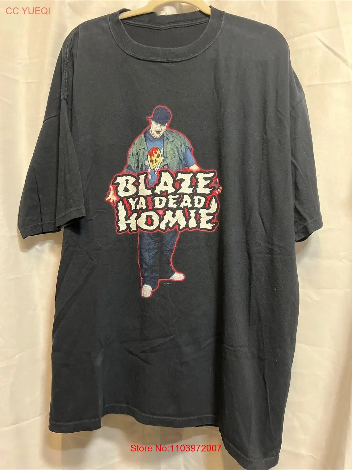 Хлопковая рубашка Blaze Ya Dead Homie черного цвета подарок для фаната KK347