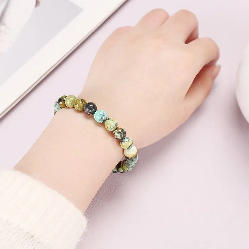 Браслеты JD из натурального хризоколлы Варисцита женские браслеты ручной работы