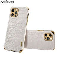 luxury leather phone case for iphone 13 pro max 13pro 12 11 13 crocodile cover case for iphone 13 pro 12 7 8 plus xs max case