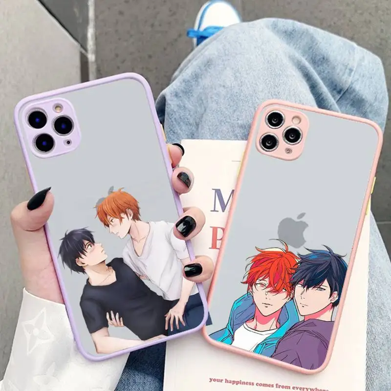 

Given Yaoi Anime Phone Case for iPhone X XR XS 7 8 Plus 11 12 13 pro MAX 13mini Translucent Matte Shockproof Case