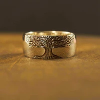 tree of life ring gold color finger rings jewelry anniversary gifts for women girl 2022 anillos de hombre