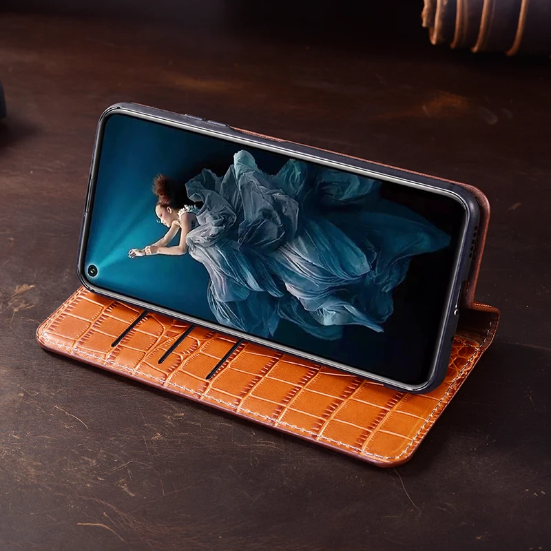 Чехол для телефона из натуральной кожи с крокодиловым узором iPhone 16 15 14 11 12 13 Pro Max