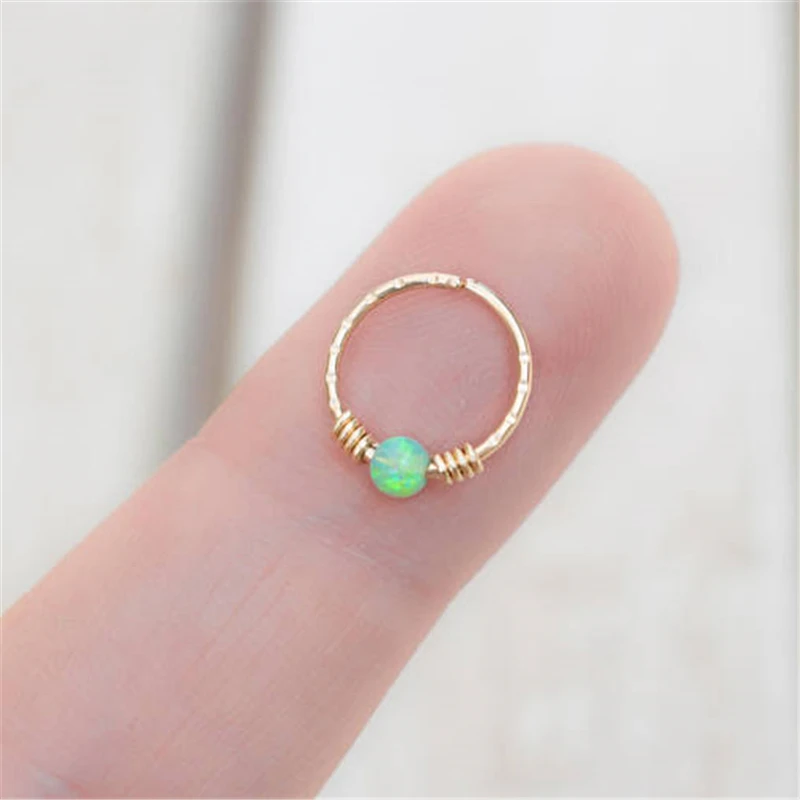 

Authentic Gold Filled Opal Ear Cuff Handmade Jewelry Charm Clip Earrings 925 Silver Brincos Boho Oorbellen Earrings For Women