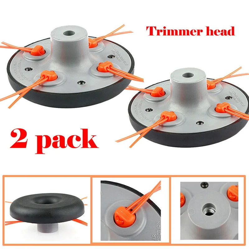 

Головка для садового триммера 2 шт., универсальная кустореза для лески, газовая щетка, аксессуары для улицы, удобная