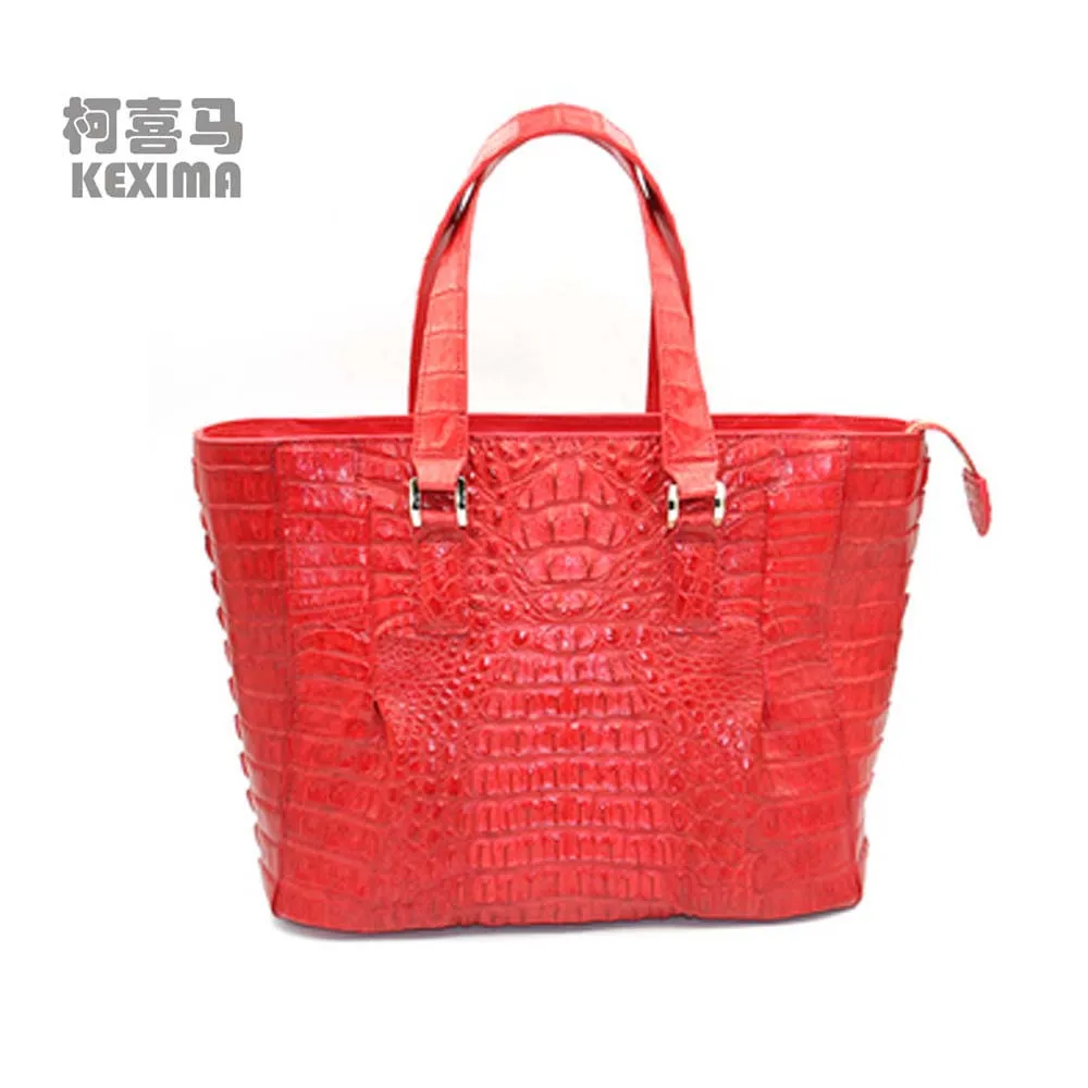 

hulangzhishi manual custom crocodile handbag female Single shoulder bag fashion crocodile leather women handag Female bag