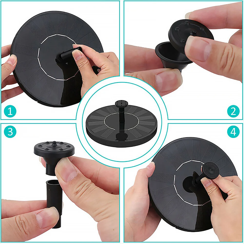 Водяной Насос На Солнечной Энергии С 6 Насадками 16/13 См Плавающий Солнечный