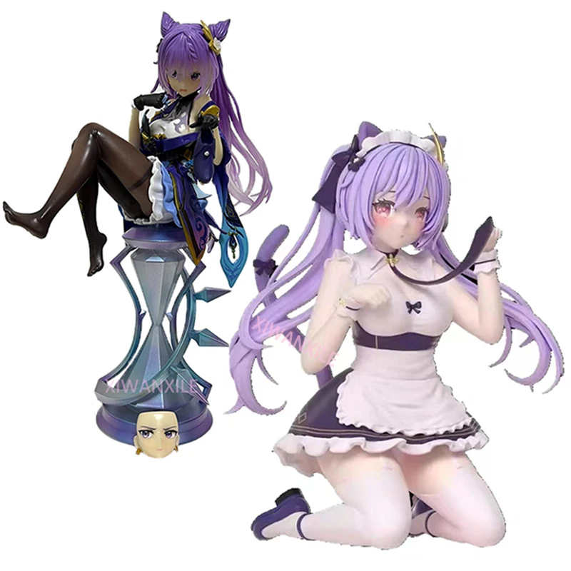 

17cm Genshin Impact Keqing Sexy Girl Anime Figure Genshin Impact Klee Action Figure Paimon Figurine Collection Model Doll Toys