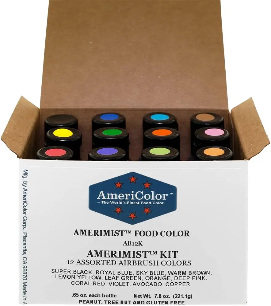 

Набор для раскрашивания аэрографа AmeriMist, бутылки диаметром унции