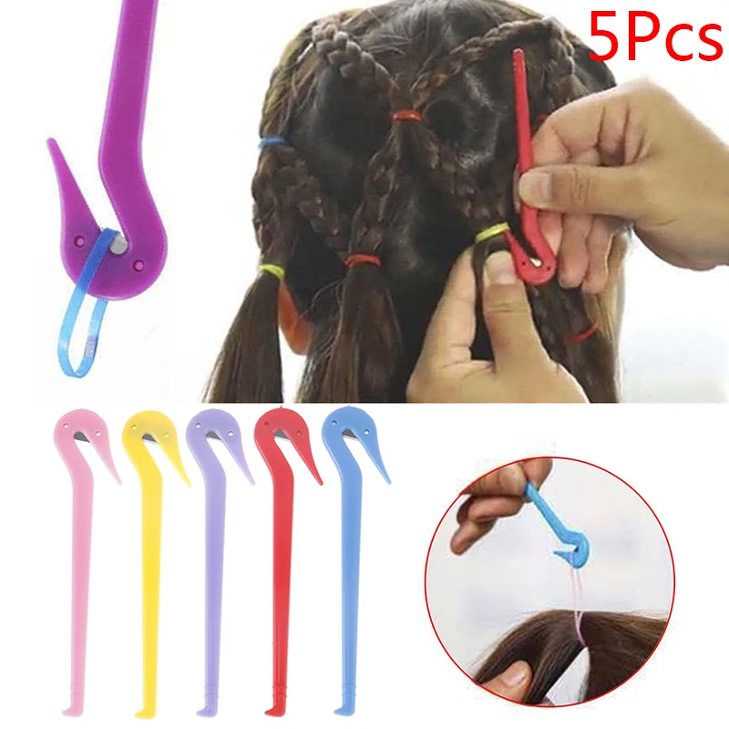 

5Pcs/set Hair Bands Rubber Cutter Disposable Rubber Band Remover Tool Not Hurt Hair Durable Salon Headwear Cut Knife Accessories