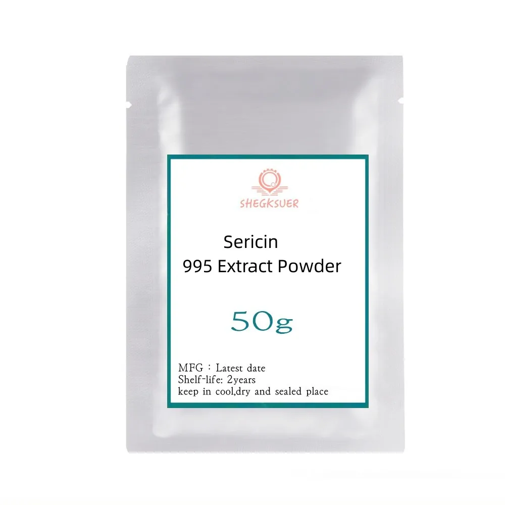 

50-1000g Natural 100% Silk Sericin Powder Silk Peptide, sericin Powder,Reduce Wrinkles,Delay Aging,Moisturizing