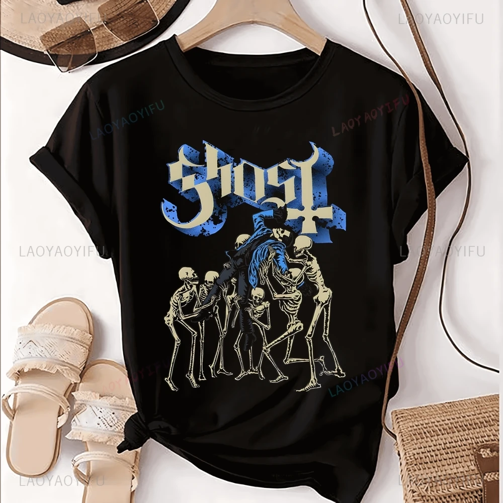 Модная шведская рок-группа Ghost Band с принтом топ трендовая рубашка унисекс