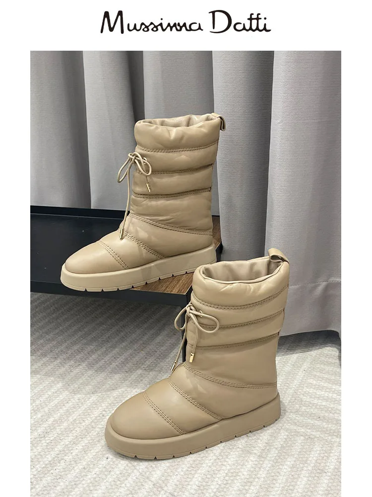 Женские зимние ботинки Murrinna Daffi из натуральной кожи на платформе
