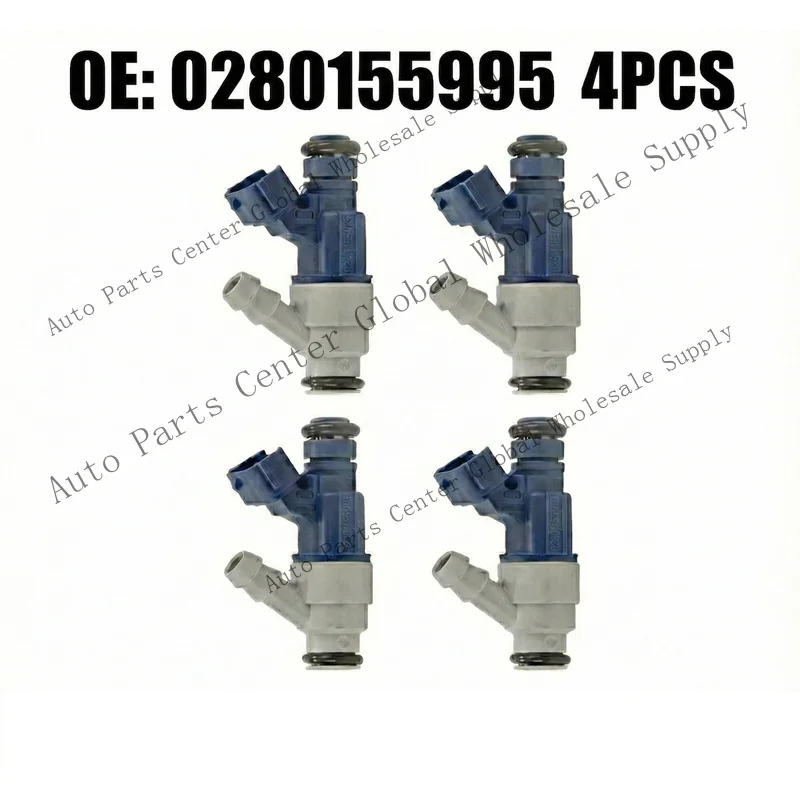 Фото Новые топливные форсунки L+ 4x для VW Jetta Golf MK4 2.0L с двигателями AZG AVH, номер 06A906031AC №1