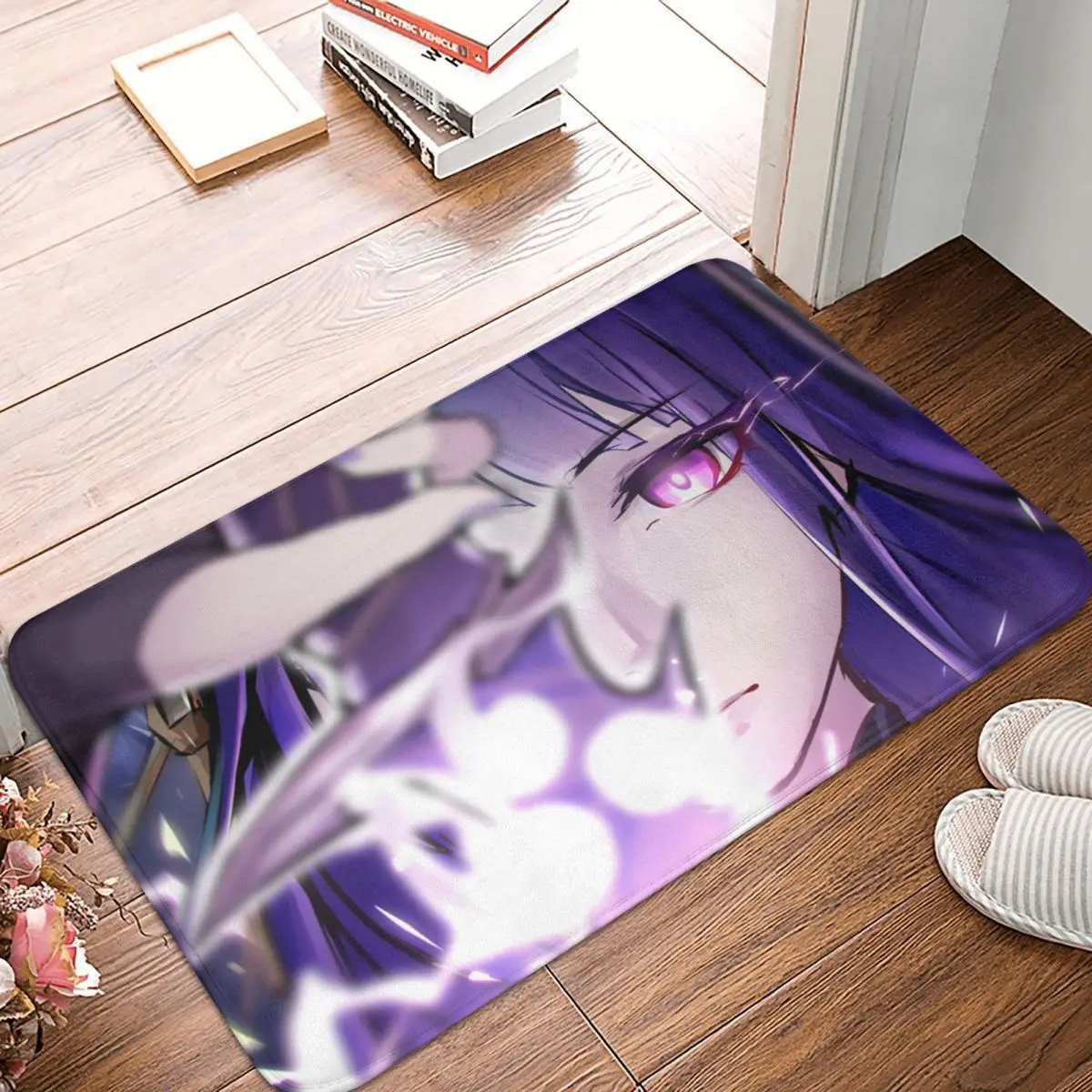 

Genshin коврик для спальни Raiden Cool Doormat гостиная ковер открытый ковер домашний декор