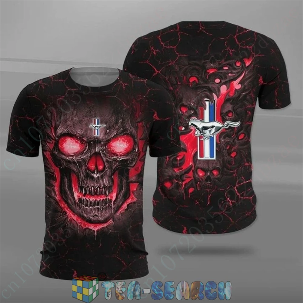 

Футболка мужская повседневная с 3D-принтом, круглым вырезом и коротким рукавом