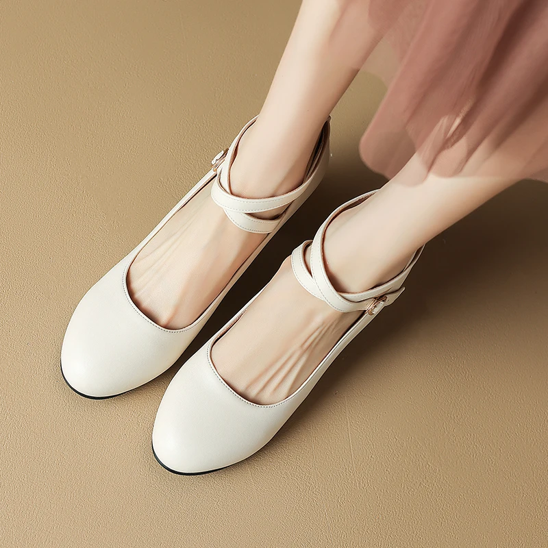 

Женские туфли с круглым носком, на высоком каблуке, Размеры 33-43