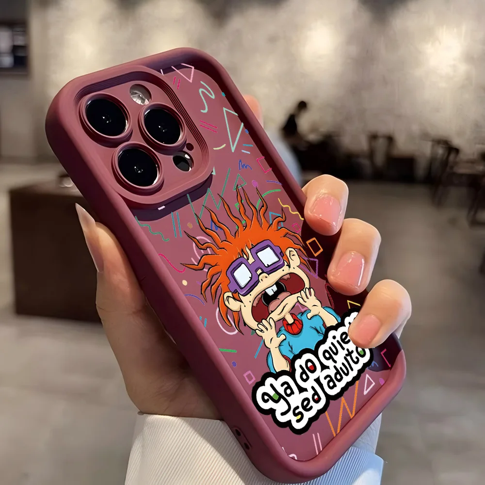 Милый забавный чехол для телефона R-Rugrats для Xiaomi Redmi Note 14 13 12s 12 11 10 9s 9 8 7 A5 Pro Plus 4G 5G, мягкая задняя крышка из ТПУ (art.: 3920d4c2f00a0) - 3920d4c2f00a0