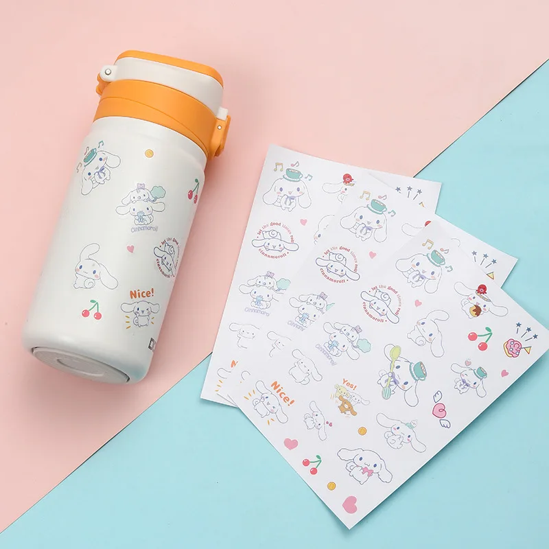 

Kawaii Sanrio sticker Yugui dog Kulome Melody big ear dog sticker mobile phone computer water cup cartoon hand account sticker