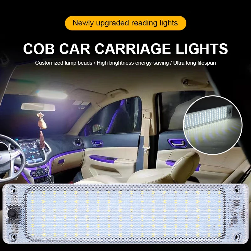 Лампа для освещения салона автомобиля, smd, 12 В, 24 В