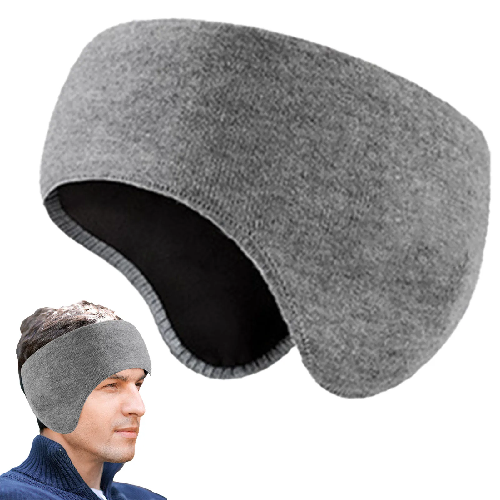 

Women Earmuff Headband Skin-Friendly Ear Band Covers For Women Men Adults Cozy Ear Muffs Ear Protectors For Hiking Traveling