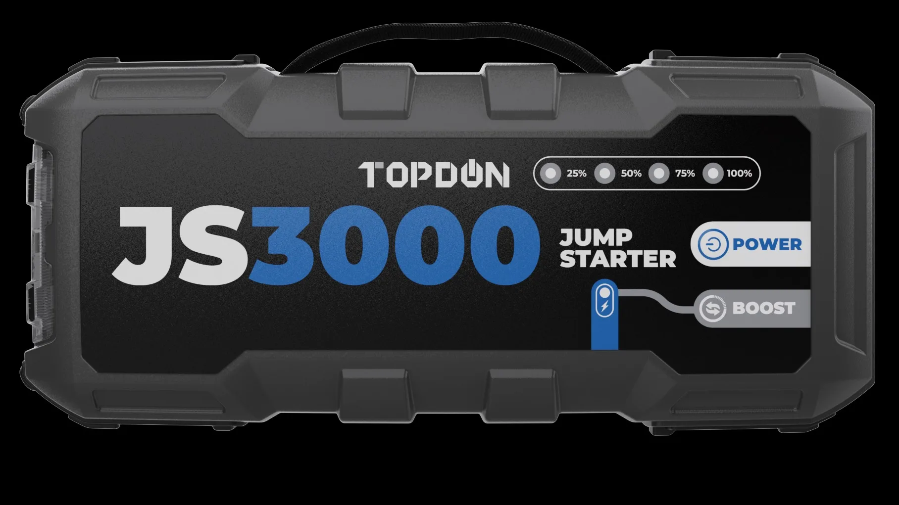 

TOPDON JS3000 3000Amps portable jump starter delivers peak current for jump starting a flat 12V lead-acid battery price