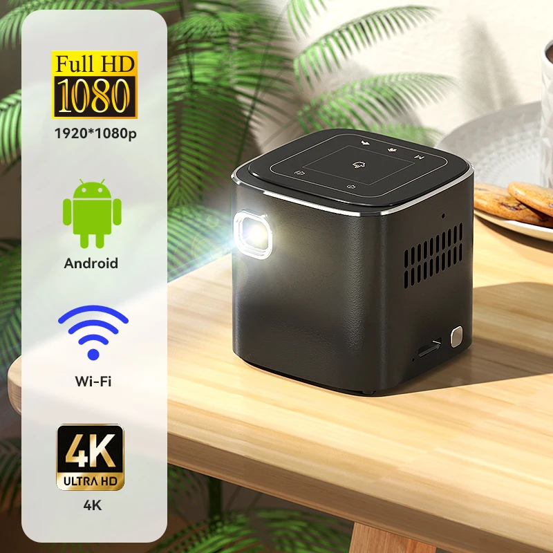 

Мини-проектор светодиодный D048A, 1080P, Android, Wi-Fi