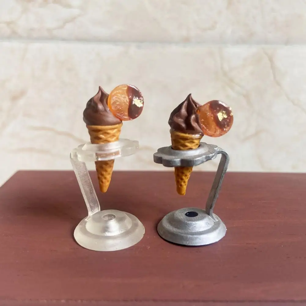 

Attractive Dollhouse Ice Cream High Degree of Reduction Interactive Toy Miniature Ice Cream Cups Dollhouse Miniature