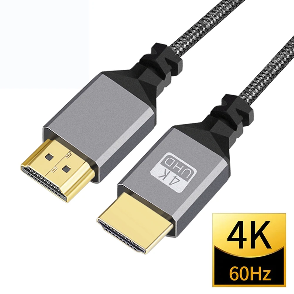 

Cable 4K 60Hz Male to HDMI Male for PS3/4 Projector TV Box Laptop Monitor Cable