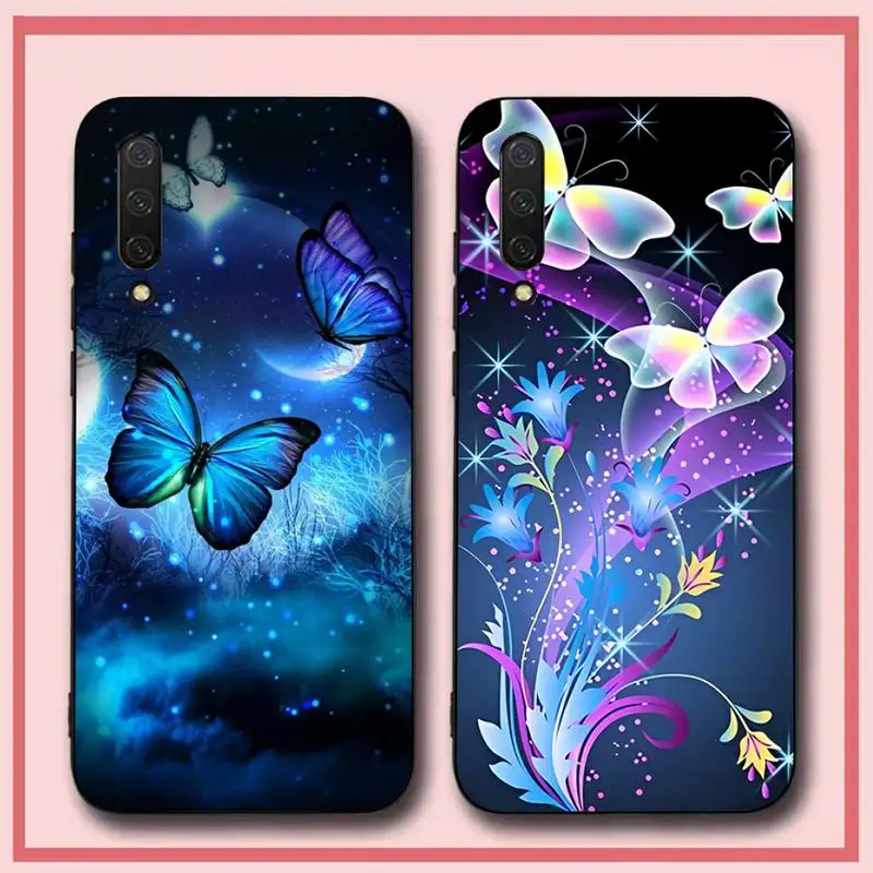 

Butterfly Phone Case for Xiaomi mi 5 6 8 9 10 lite pro SE Mix 2s 3 F1 Max2 3