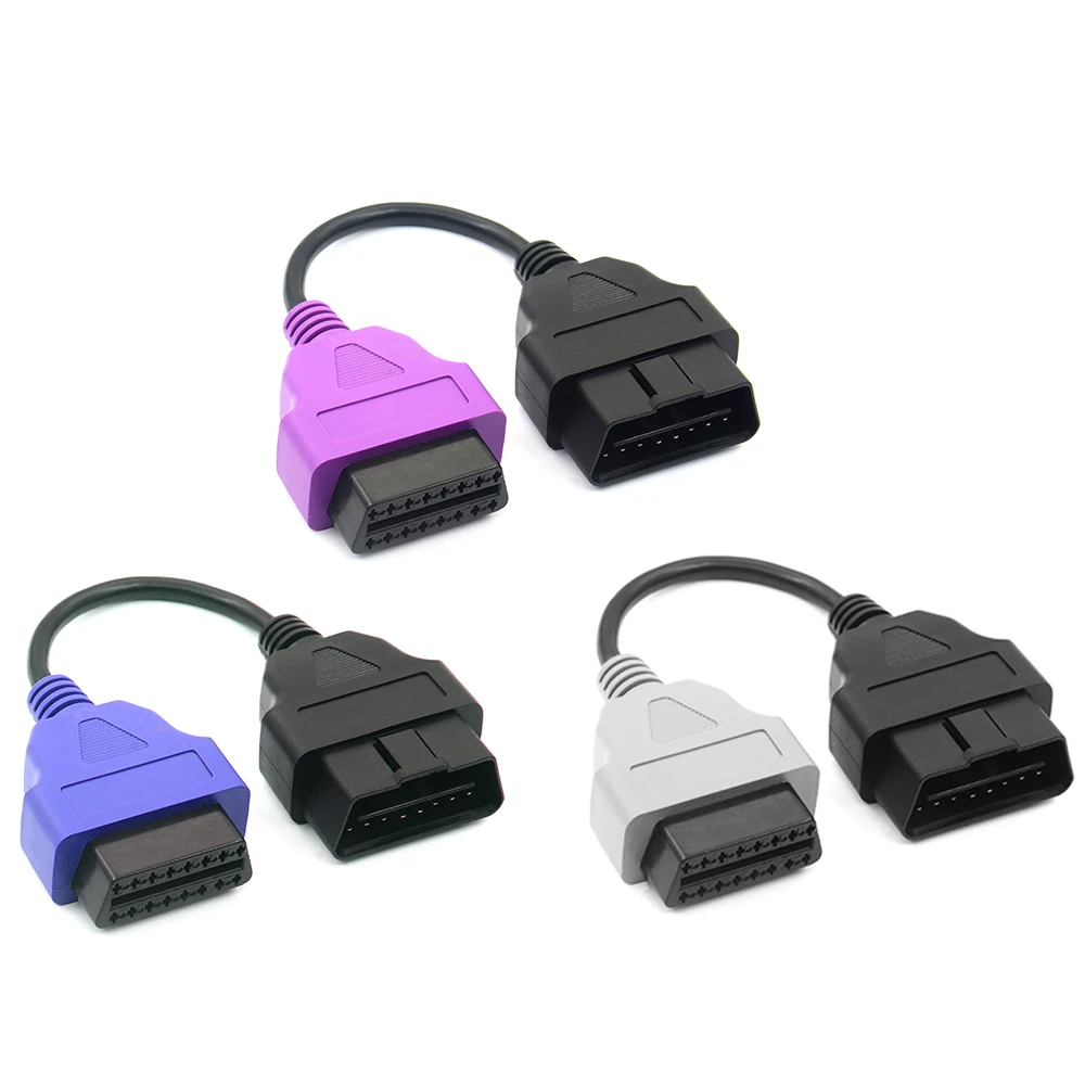 

For Fiatecuscan OBD2 Connector Diagnostic Cable For Fiat ECU Scan MultiECUScan Adaptor Fiat ECU 6/4/3 Pcs Cable Diagnostic Cable