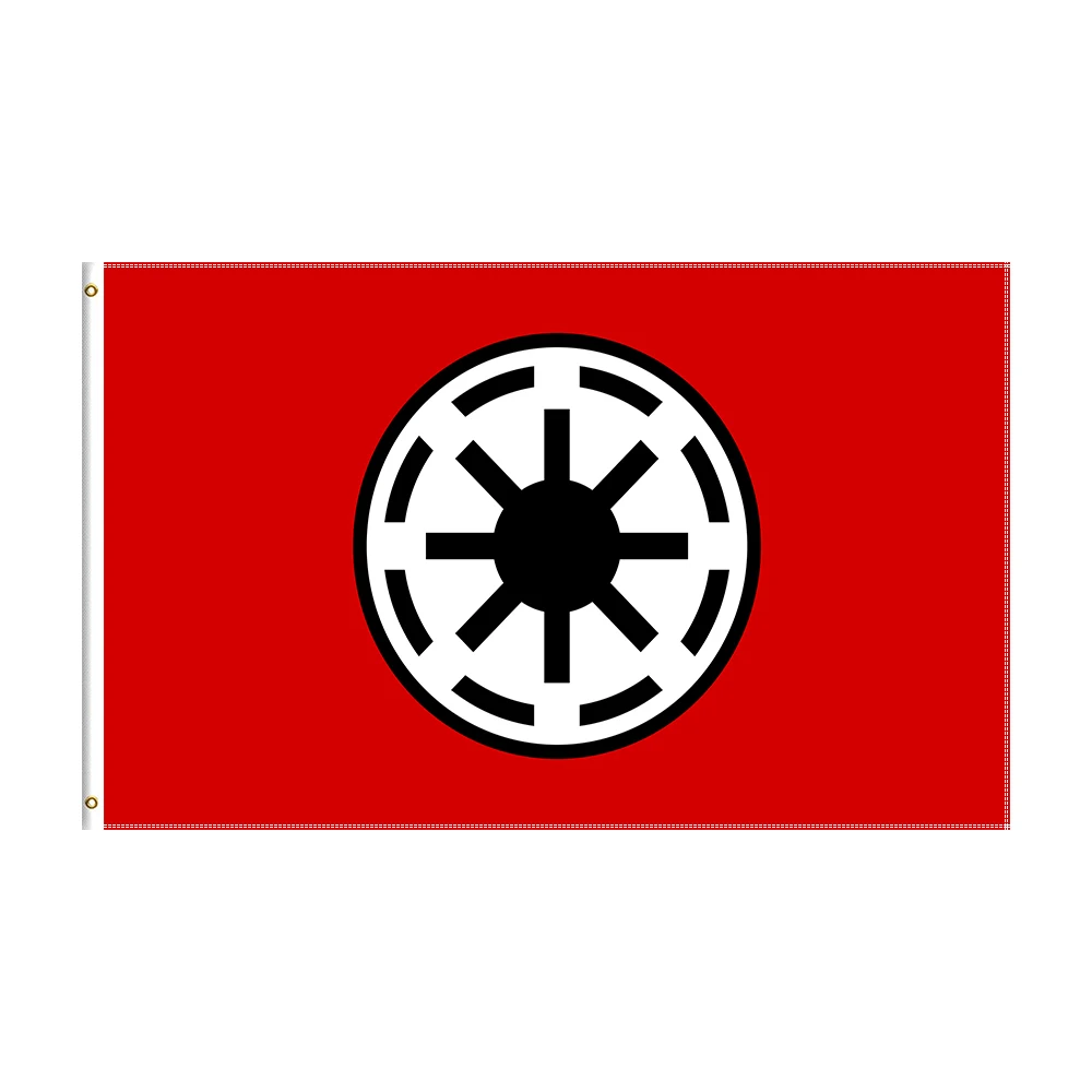 

3x5Ft Galactic Republics Flag Printed Banner For Decor