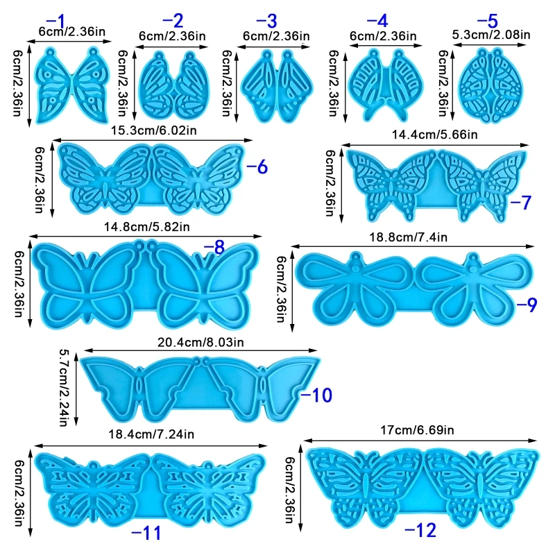 

N58F формы для сережек из смолы, формы для ювелирных украшений, силиконовая форма для подвесок, искусственная смола для ювелирных изделий, фор...