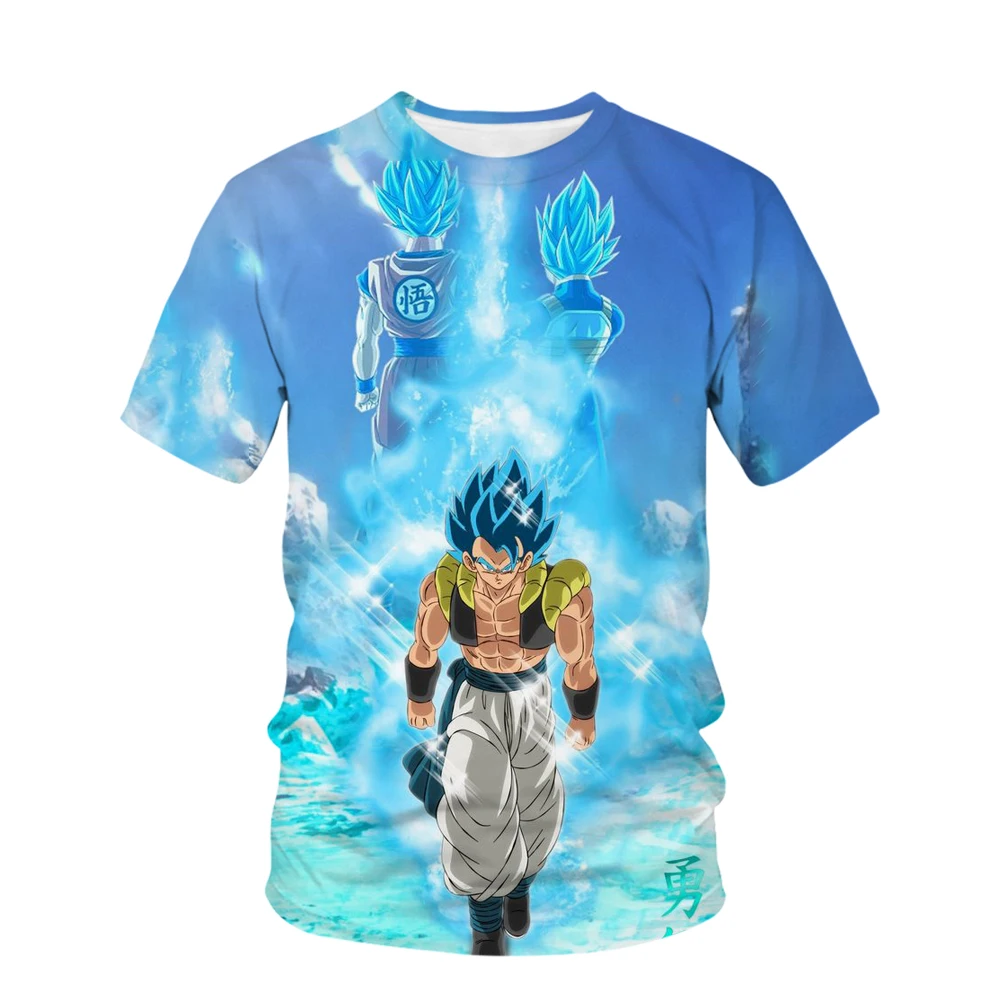 New Summer Children's Dragon Ball Z T Shirt New Children's T Shirt Girl's Cartoon Goku T Shirt Classic Cartoon Series Clothing