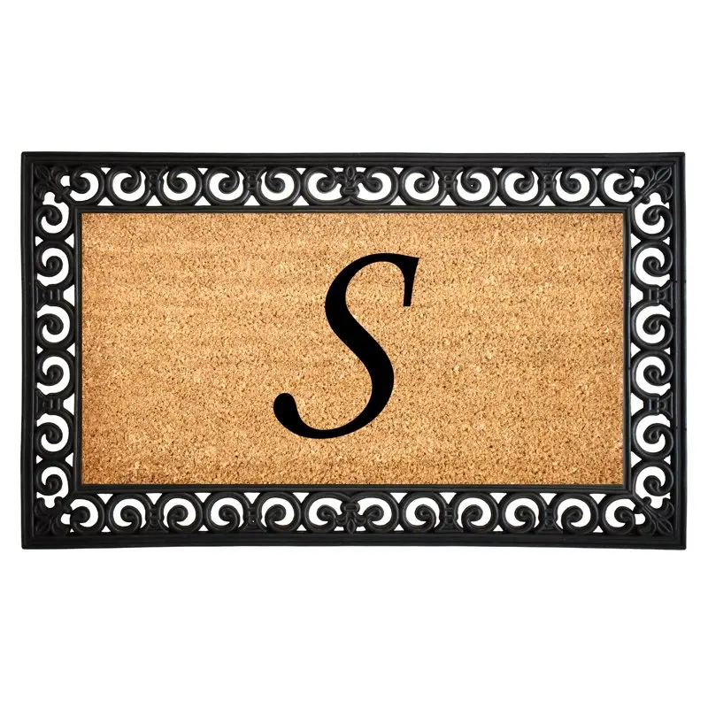 

Monogram Doormat, 18" x 30" (Letter S)