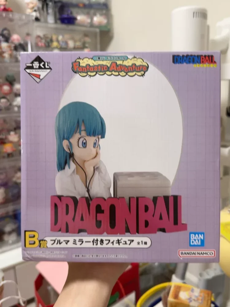 В наличии Bandai Ichiban Kuji Dragon Ball Fantastic Adventure B Bulma с зеркальными фигурками Brinquedos Аниме