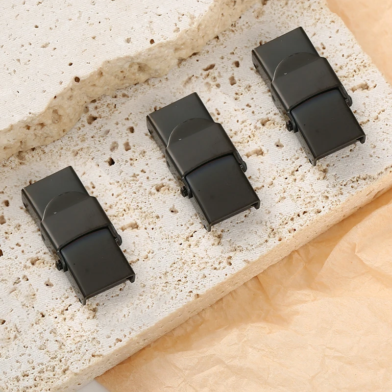 Stainless Steel Clasp Bracelets Connector End Clasp for Flat Leather Cord Connector DIY Bracelet Jewelry Making Accessories