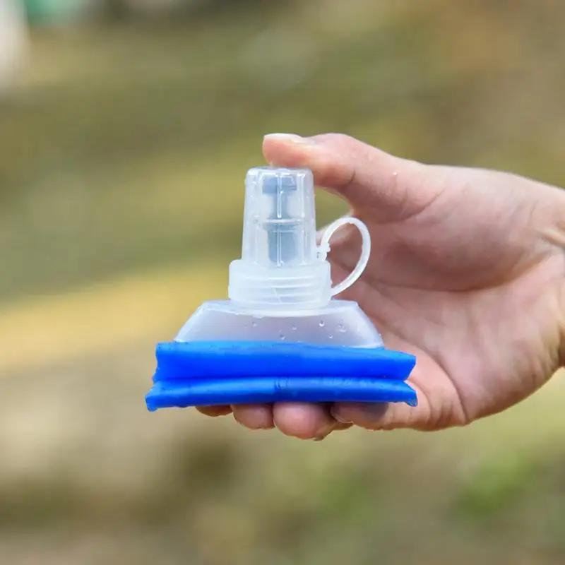 Мягкая колба для воды 450 мл складная бутылка езды на велосипеде беговой гибкая