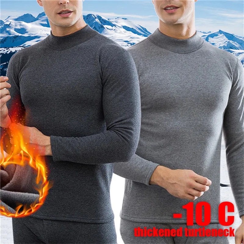 

Fleece-lined Soft Panels Underwear Johns Naturally Thermo Quality Pajamas Clothing Warm Premium Winter Long Thermal Cotton Men