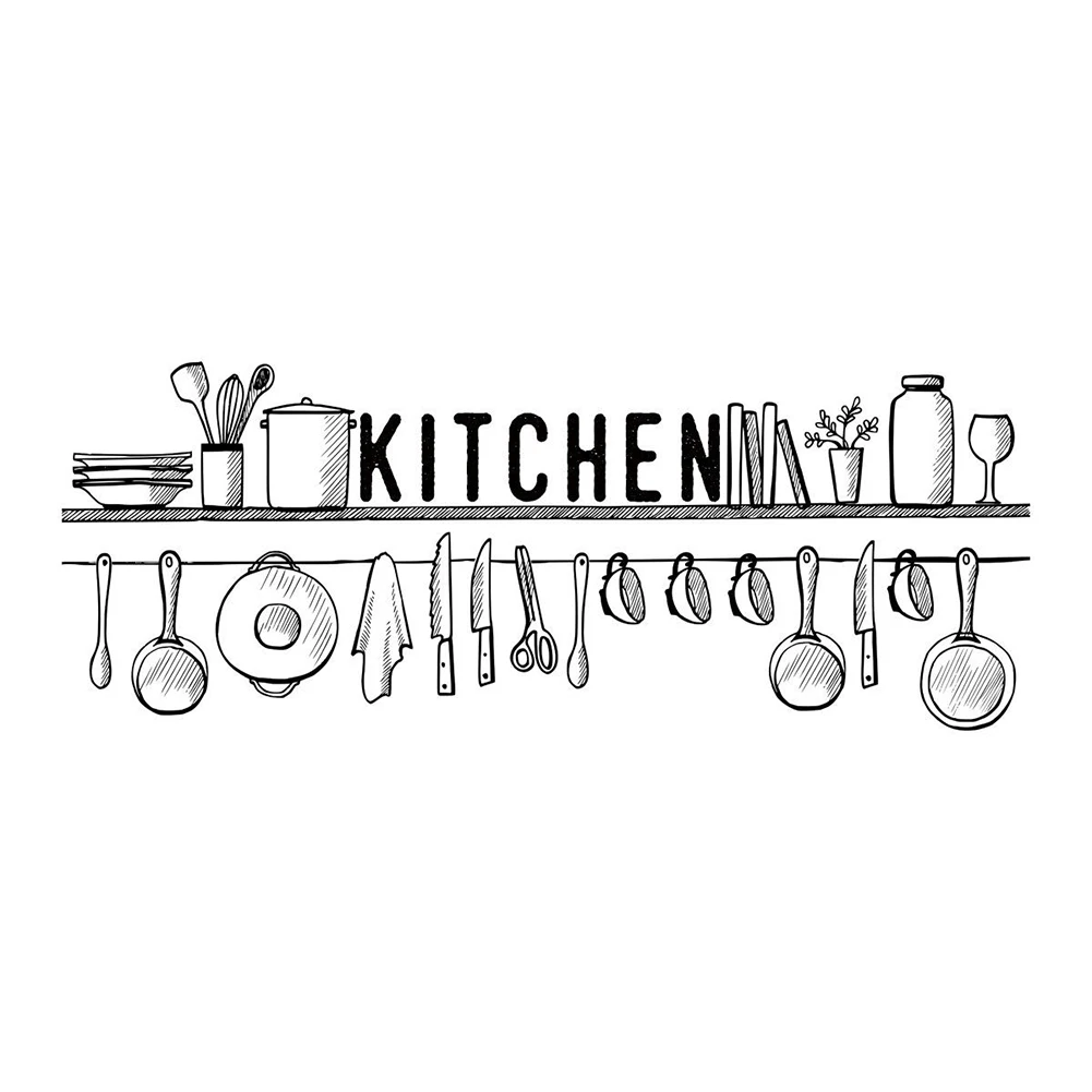 

30*60cm Wall Sticker PVC Decal Self Adhesive Wall Stickers Kitchen Dining Room Decorative Wall Stickers Home Decoration