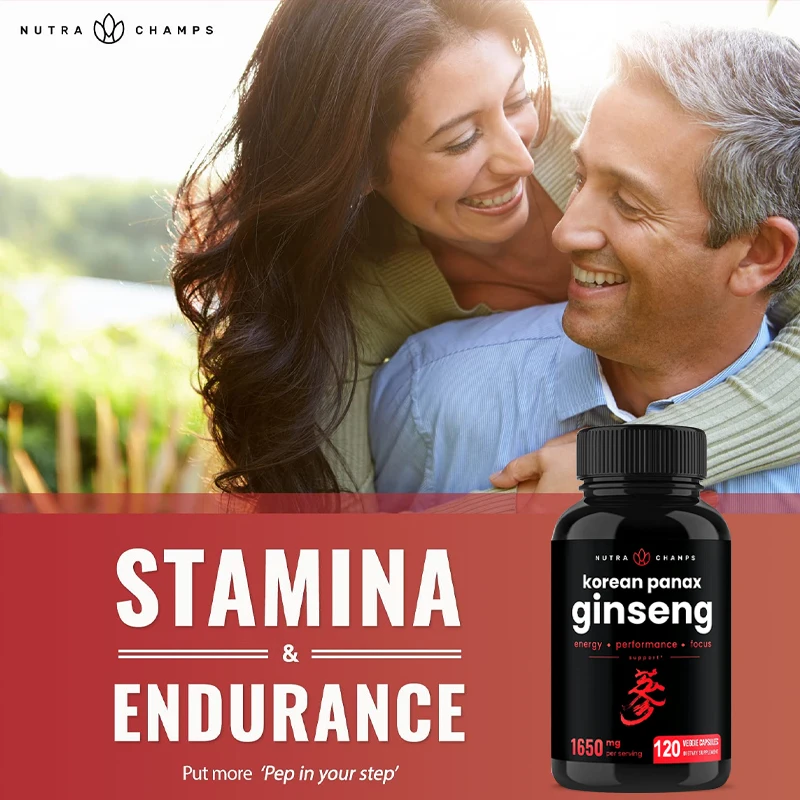 

Ginseng Extract Multivitamins for Men Extract Energy Booster Improves Function Male Physical Strength Ginseng Powder