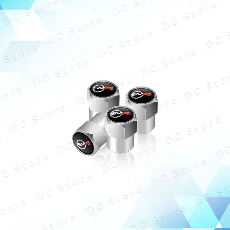 

Автомобильный Стайлинг, 4 шт., колпачки для автомобильных колес с логотипом SVR, пылезащитные колпачки для Discovery 4 5 Range Rover Evoque Sport L494