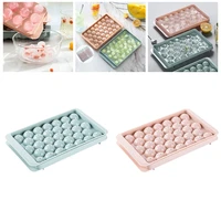 ice cube tray cute plastic round 33 grid popsicle shape ice cube maker tray fruit maker bar party pudding tool kitchen