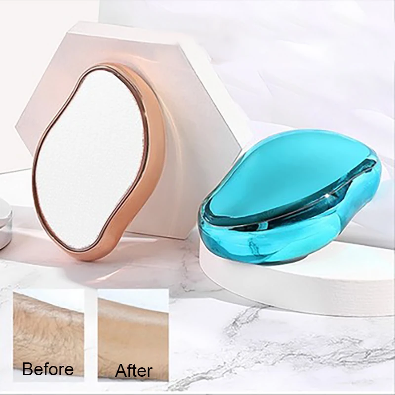 

Crystal Hair Remover Physical Painless Safe Epilator Crystal Hair Eraser Easy Cleaning Reusable Body Home Depilation Tool